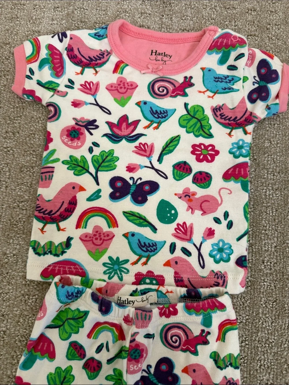 Hatley Baby Bird PJs